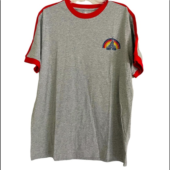 New Vintage Walt Disney World 1971 Circa Disney Parks Logo Men's T-Shirt Size L - Picture 2 of 5